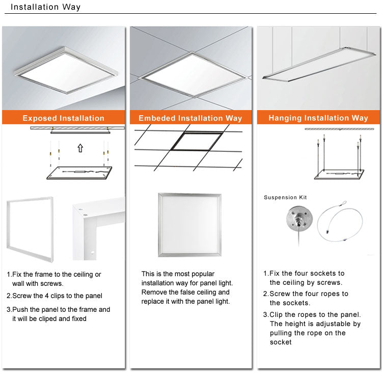 1200X300 led panel ceiling lights hanging led panel light 2x4