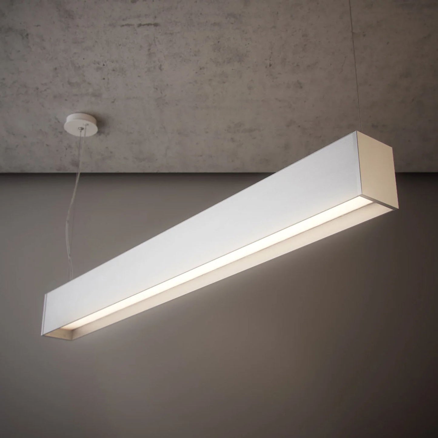 anti-glare linear light,low glare light,linear lighting,linear light fixture,linear light pendant,linear lighting for kitchen island,linear lighting for dining room,linear light ceiling,linear light fixture for dining room,linear light bar,suspended led linear light,recessed led linear light,commercial lighting,LEDLOY,led strip light,led,led strip,led profile,led profile light,led profile channel,led profile aluminium,led profile black,architectural lighting