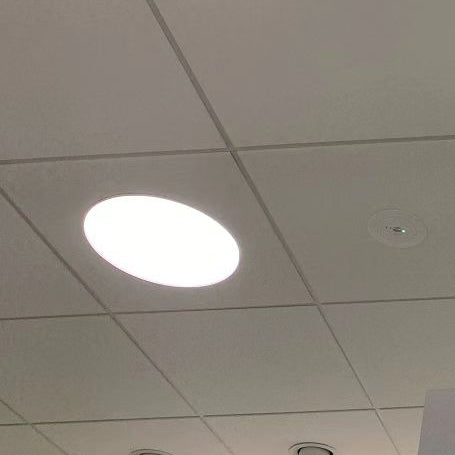 H80/100 led trimless recessed round Panel light  led round ceiling light